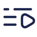 Plaaylist Minimalistic SVG Icon